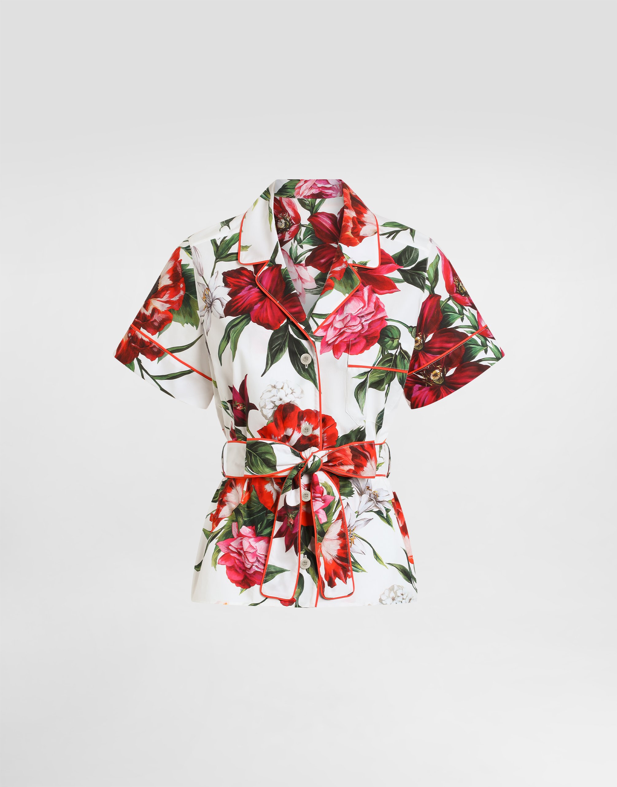 Сорочка из поплина с цветочным принтом Dolce & Gabbana, принт
Сорочка из поплина с цветочным принтом Dolce & Gabbana, принт