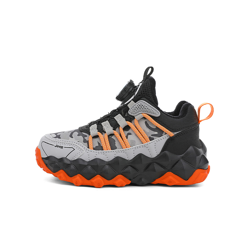Jeep Дышащие легкие кроссовки Mid top с амортизацией Black Orange для детей
Jeep Дышащие легкие кроссовки Mid top с амортизацией Black Orange для детей