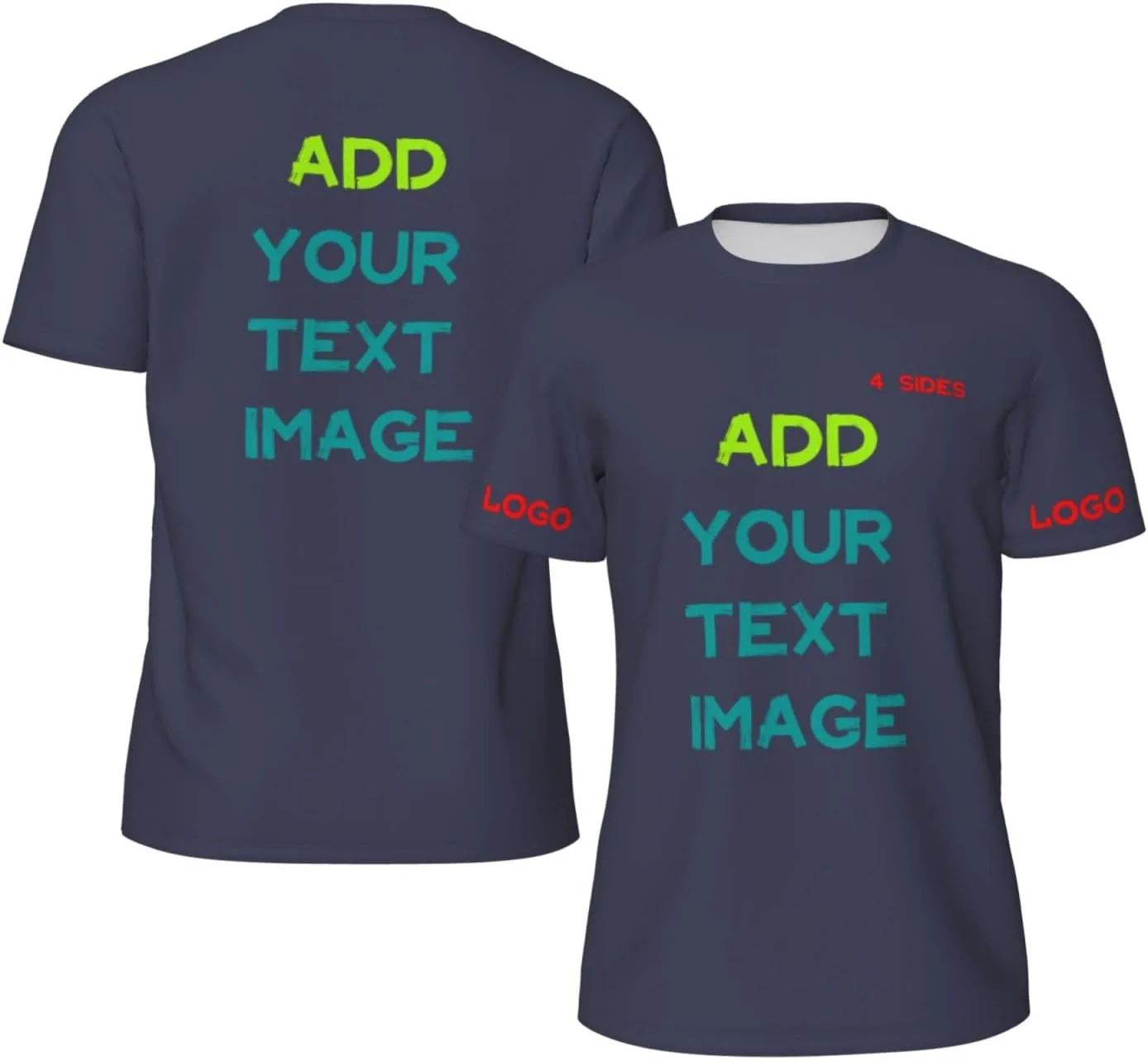 Футболка Custom с принтом на 4 сторонах
Футболка Custom с принтом на 4 сторонах