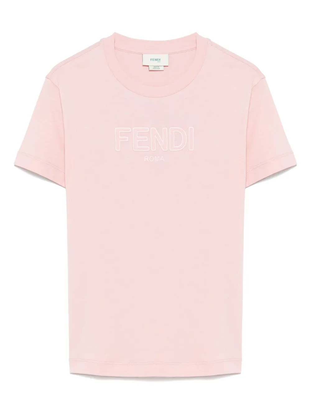 Футболка с вышитым логотипом FENDI KIDS, розовый
Футболка с вышитым логотипом FENDI KIDS, розовый