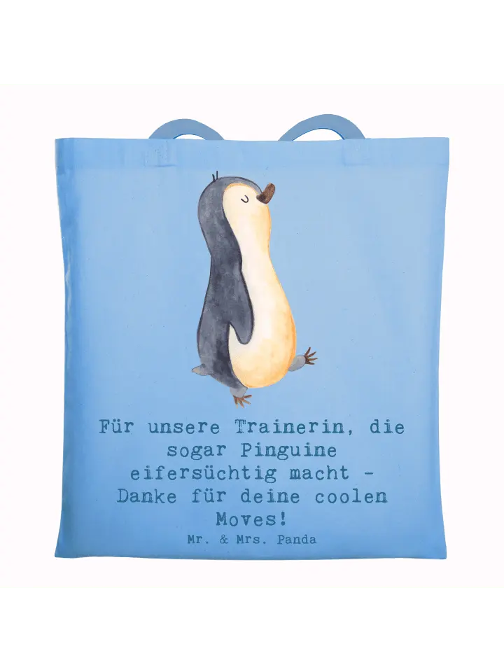 Сумка для переноски Mr & Mrs Panda Eiskunstlauf Trainerin, небесно-синий
Сумка для переноски Mr & Mrs Panda Eiskunstlauf Trainerin, небесно-синий