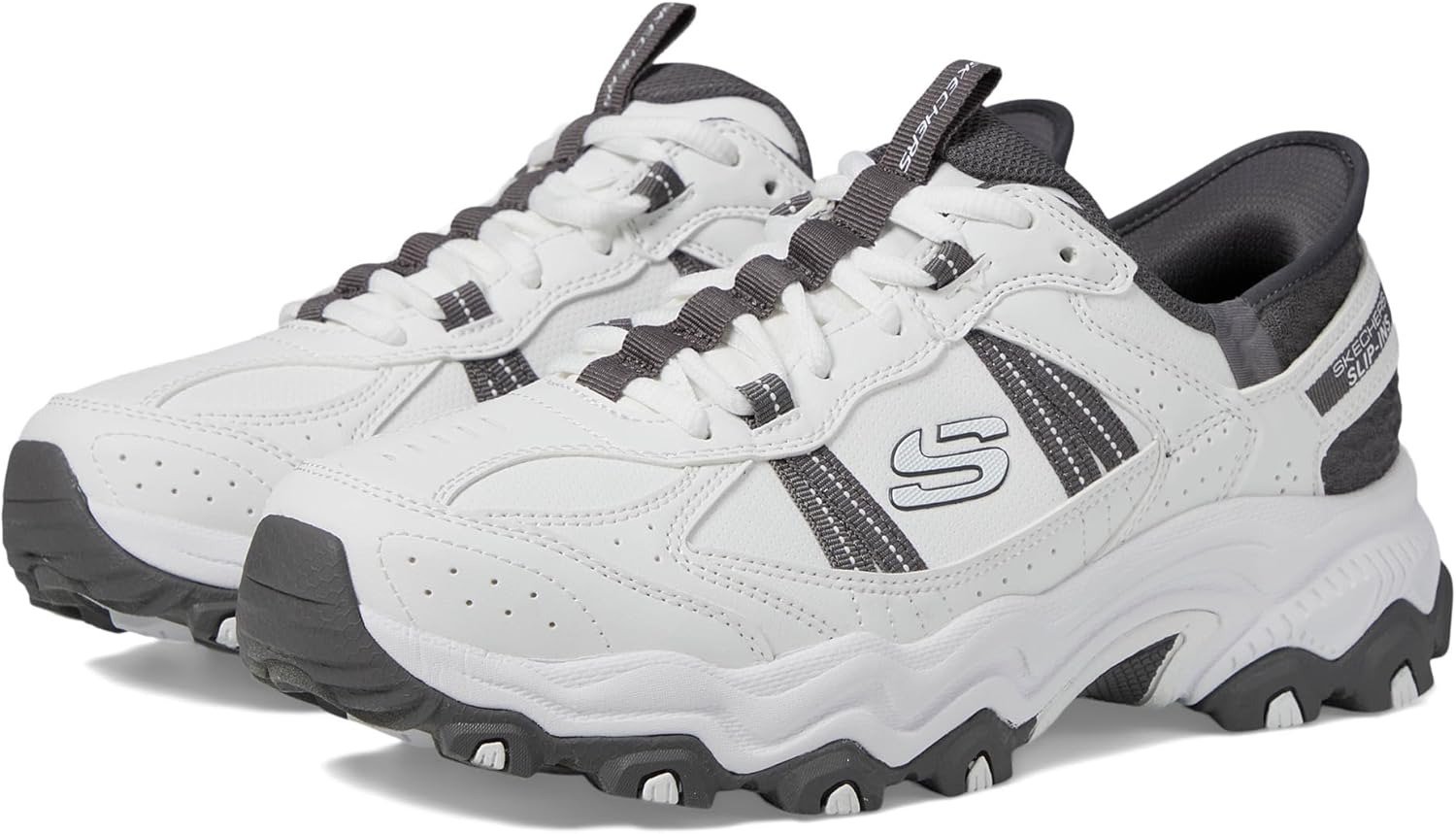 Мужские кроссовки Skechers Stamina без застежек, белый/серый
Мужские кроссовки Skechers Stamina без застежек, белый/серый