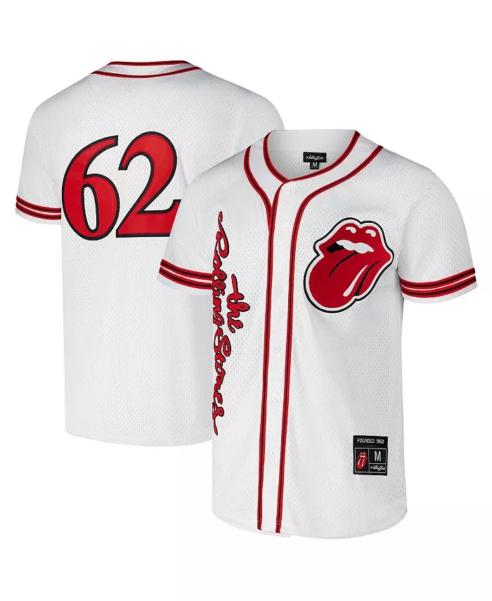 Мужская белая бейсбольная модная джерси Rolling Stones Lids
Мужская белая бейсбольная модная джерси Rolling Stones Lids