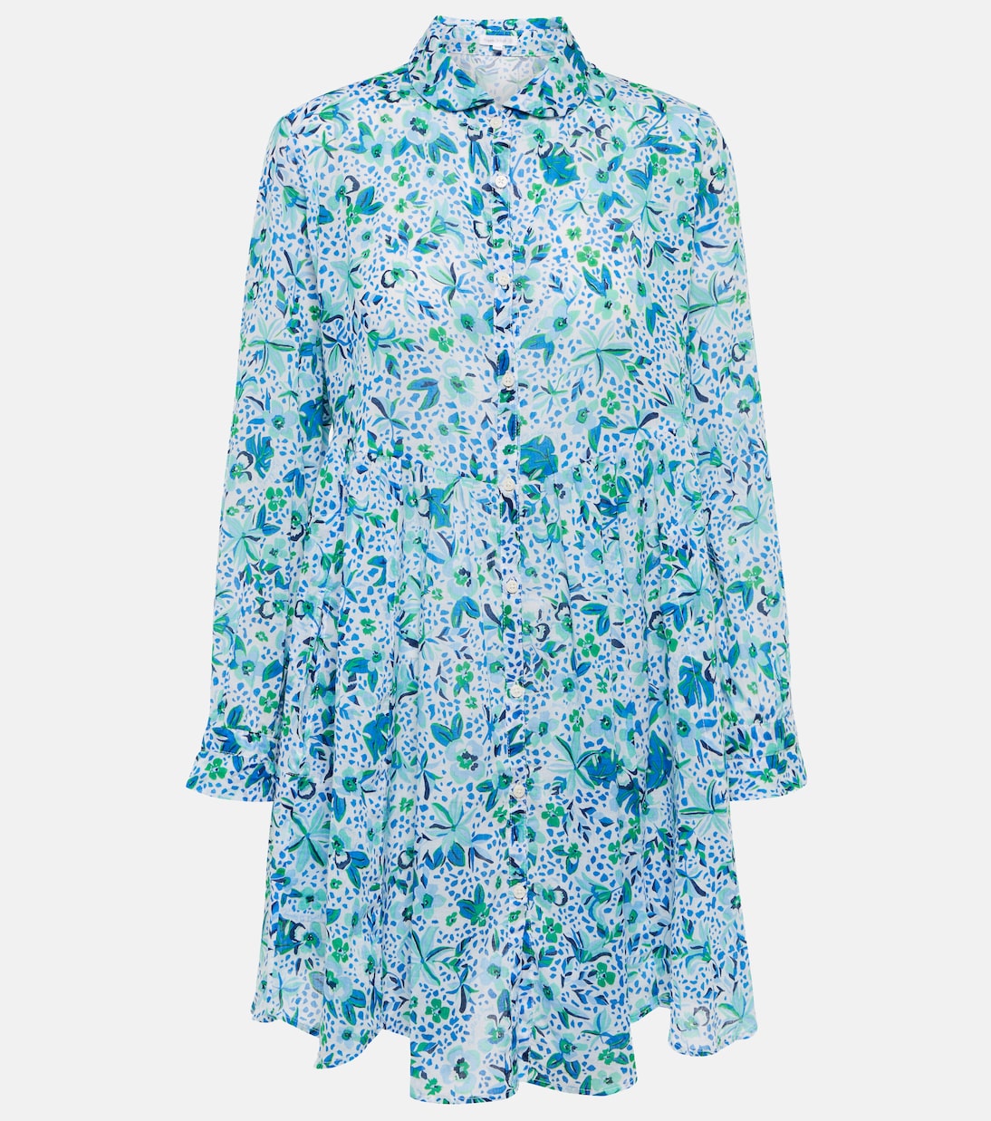 Мини-платье с цветочным принтом Poupette St Barth, Blue Monaco
Мини-платье с цветочным принтом Poupette St Barth, Blue Monaco