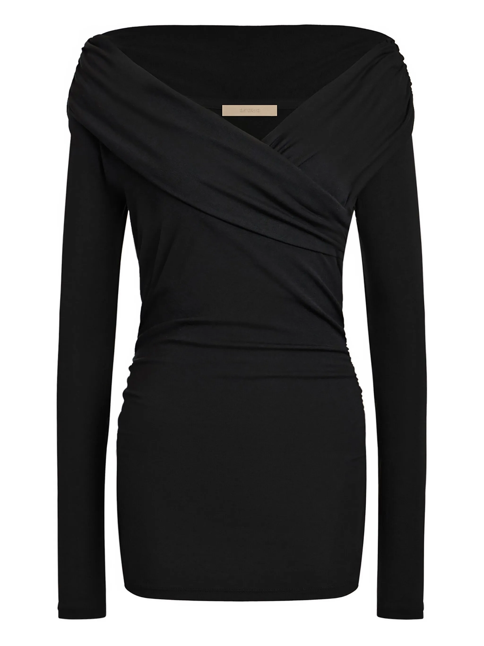 Топ с открытыми плечами и длинными рукавами 12 Storeez, черный
Топ с открытыми плечами и длинными рукавами 12 Storeez, черный