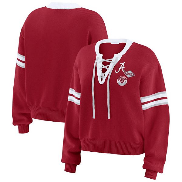 Женский свитер с завязками Alabama Crimson Tide Wear By Erin Andrews
Женский свитер с завязками Alabama Crimson Tide Wear By Erin Andrews