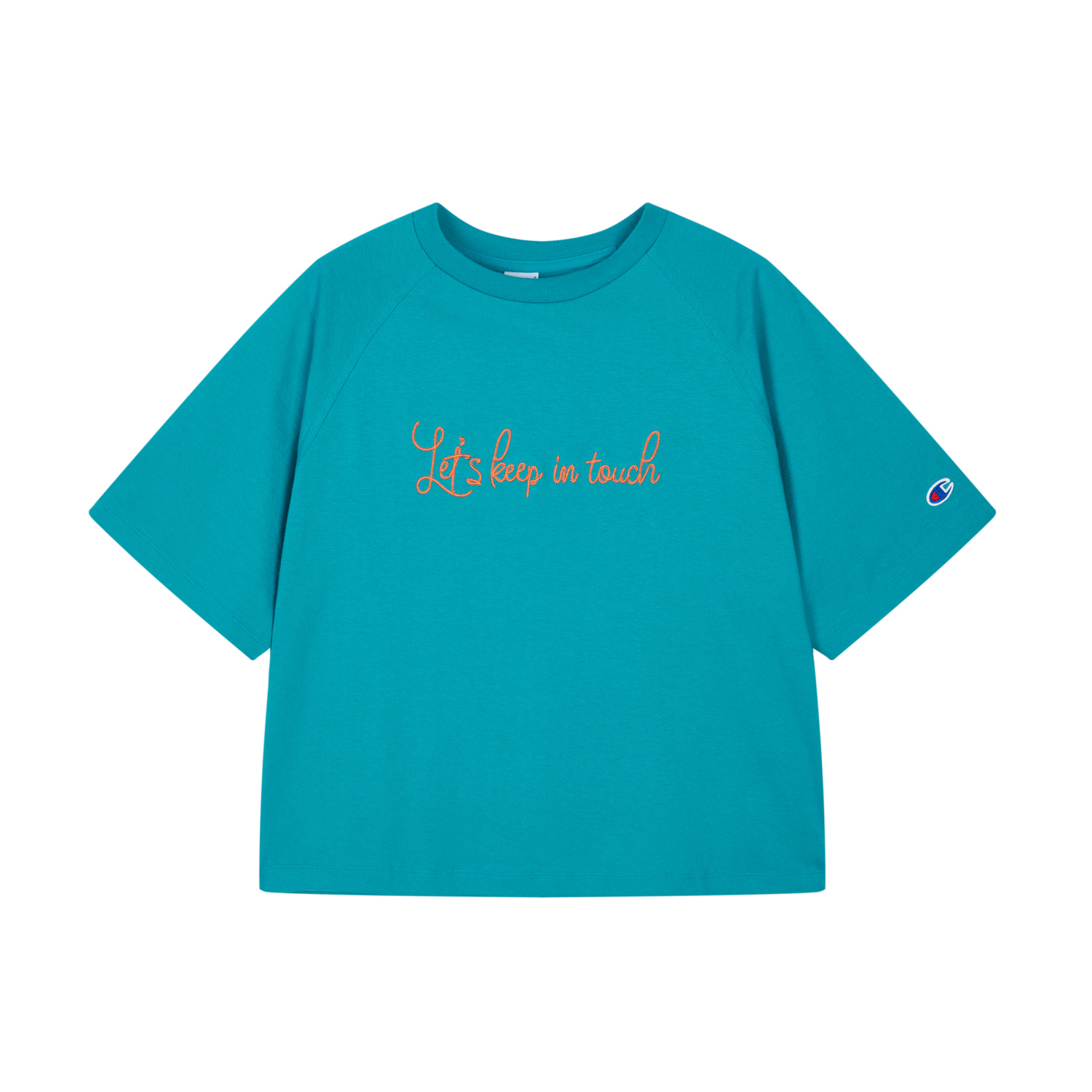 Женская футболка SS25, японская версия Champion, peacock синий
Женская футболка SS25, японская версия Champion, peacock синий