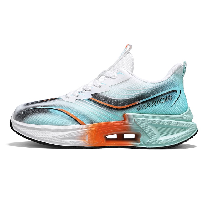 WARRIOR Скользоустойчивые дышащие упругие мужские низкие кеды для бега бело-сине-оранжевые, цвет White Blue Orange
WARRIOR Скользоустойчивые дышащие упругие мужские низкие кеды для бега бело-сине-оранжевые, цвет White Blue Orange