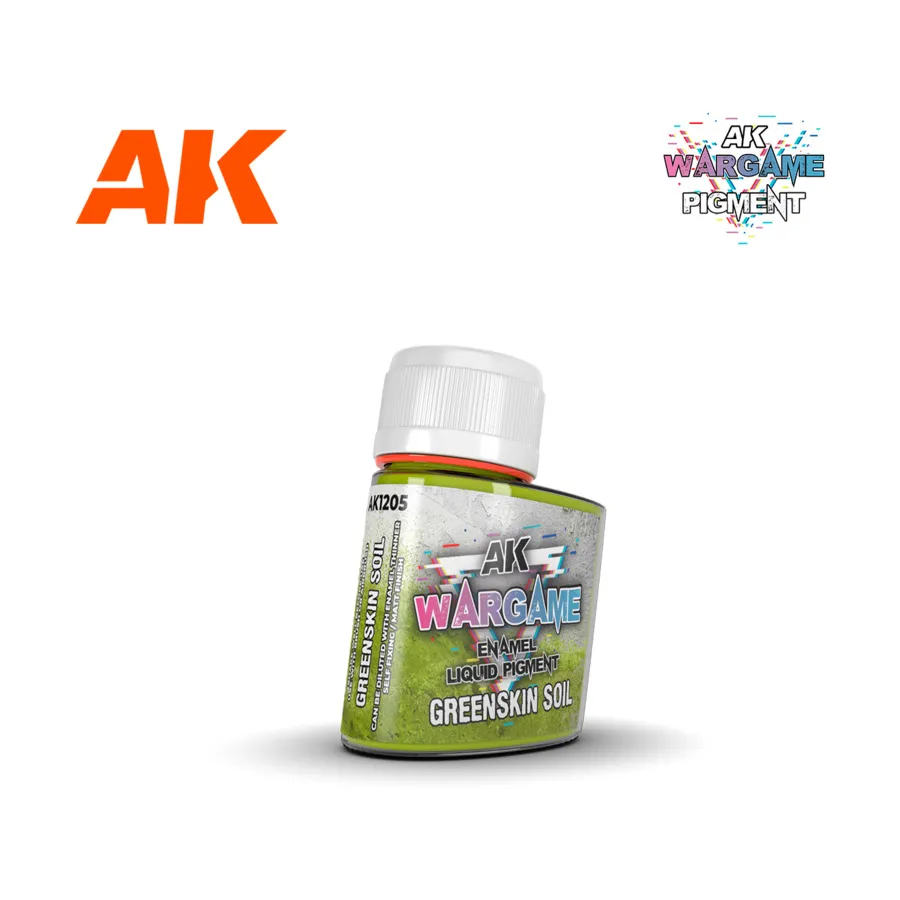 Жидкий пигмент эмали - Greenskin Soil, AK Wargame Battle Grounds - Diorama Terrains & Enamel Liquid Pigments
Жидкий пигмент эмали - Greenskin Soil, AK Wargame Battle Grounds - Diorama Terrains & Enamel Liquid Pigments