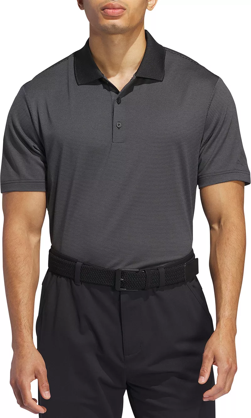 Мужская футболка-поло для гольфа Adidas Ottoman, цвет Black/Grey Six 
Мужская футболка-поло для гольфа Adidas Ottoman, цвет Black/Grey Six