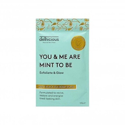 Delhicious Скраб для тела You & Me Are Mint To Be (Мятный скраб для тела с черным чаем) 100 г
Delhicious Скраб для тела You & Me Are Mint To Be (Мятный скраб для тела с черным чаем) 100 г