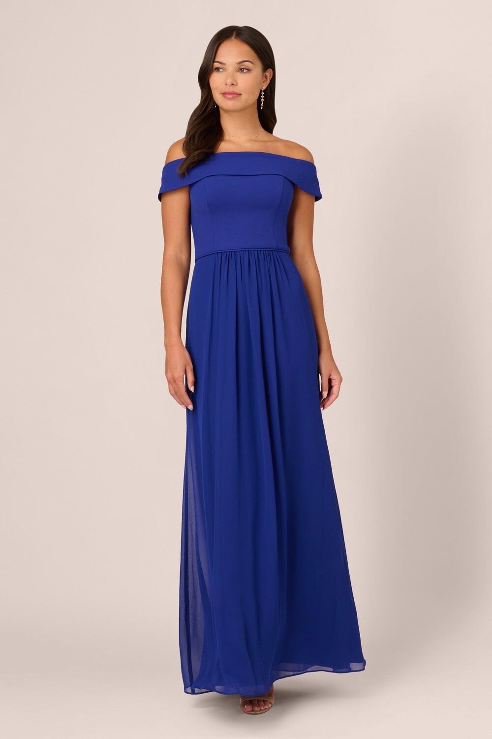 Платье из креп шифона Adrianna Papell, синий
Платье из креп шифона Adrianna Papell, синий