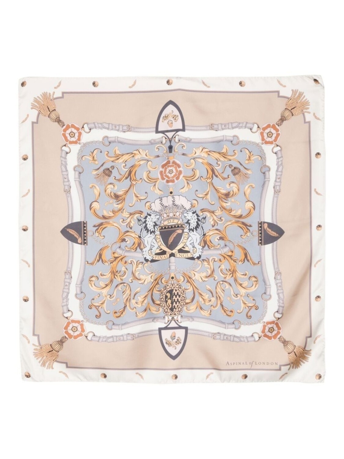 Aspinal Of London шелковый платок с логотипом, нейтральный цвет
Aspinal Of London шелковый платок с логотипом, нейтральный цвет