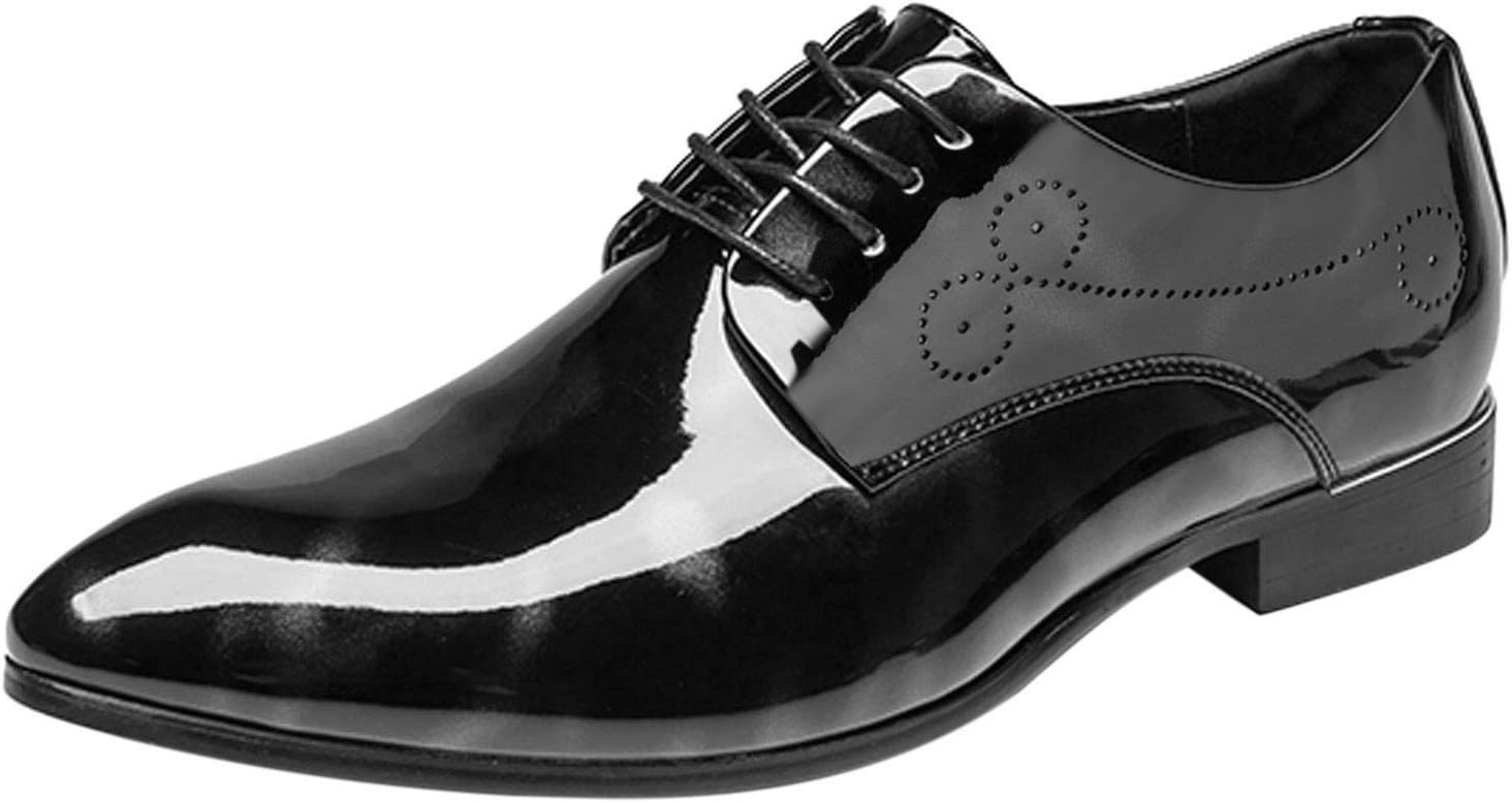 Мужские туфли строгие с острым носком, цветочный узор, лакированная кожа, шнуровка, оксфорды, модные, формальные, черные, синие, красные Santimon
Мужские туфли строгие с острым носком, цветочный узор, лакированная кожа, шнуровка, оксфорды, модные, формальные, черные, синие, красные Santimon