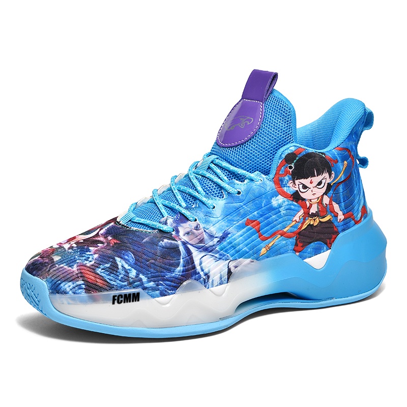 Противоскользящие износостойкие детские баскетбольные кроссовки для детей FCMM, аква
Противоскользящие износостойкие детские баскетбольные кроссовки для детей FCMM, аква