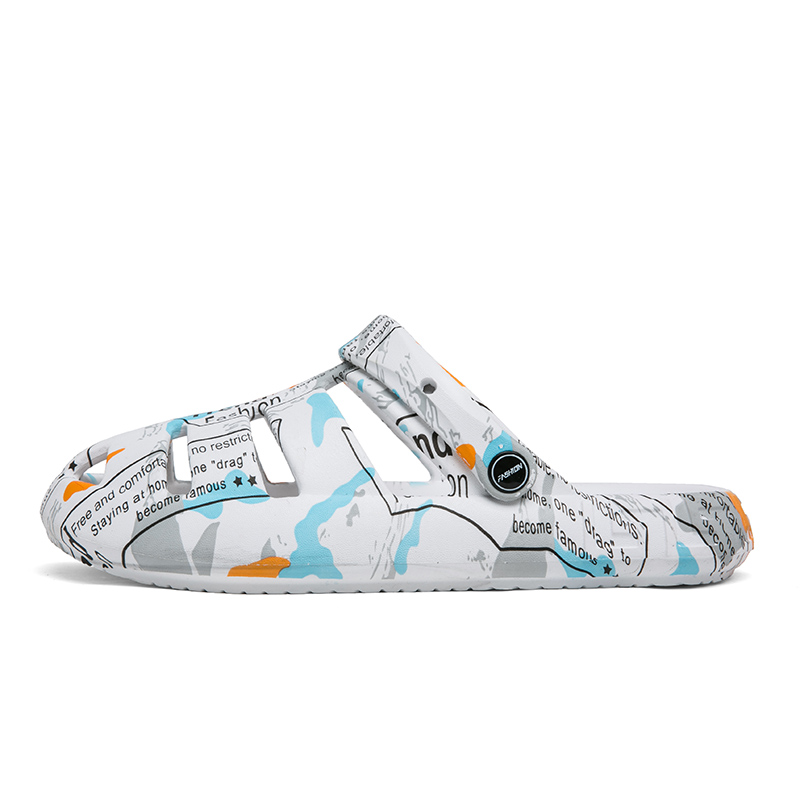 LONGYING Мужские противоскользящие тапочки с закрытым носком на резиновой подошве белые, цвет White
LONGYING Мужские противоскользящие тапочки с закрытым носком на резиновой подошве белые, цвет White