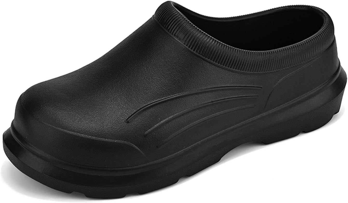 Профессиональные кухонные сабо ihinzry Chef Clogs с нескользящей подошвой - водонепроницаемые, маслостойкие рабочие сабо для поваров, черный
Профессиональные кухонные сабо ihinzry Chef Clogs с нескользящей подошвой - водонепроницаемые, маслостойкие рабочие сабо для поваров, черный