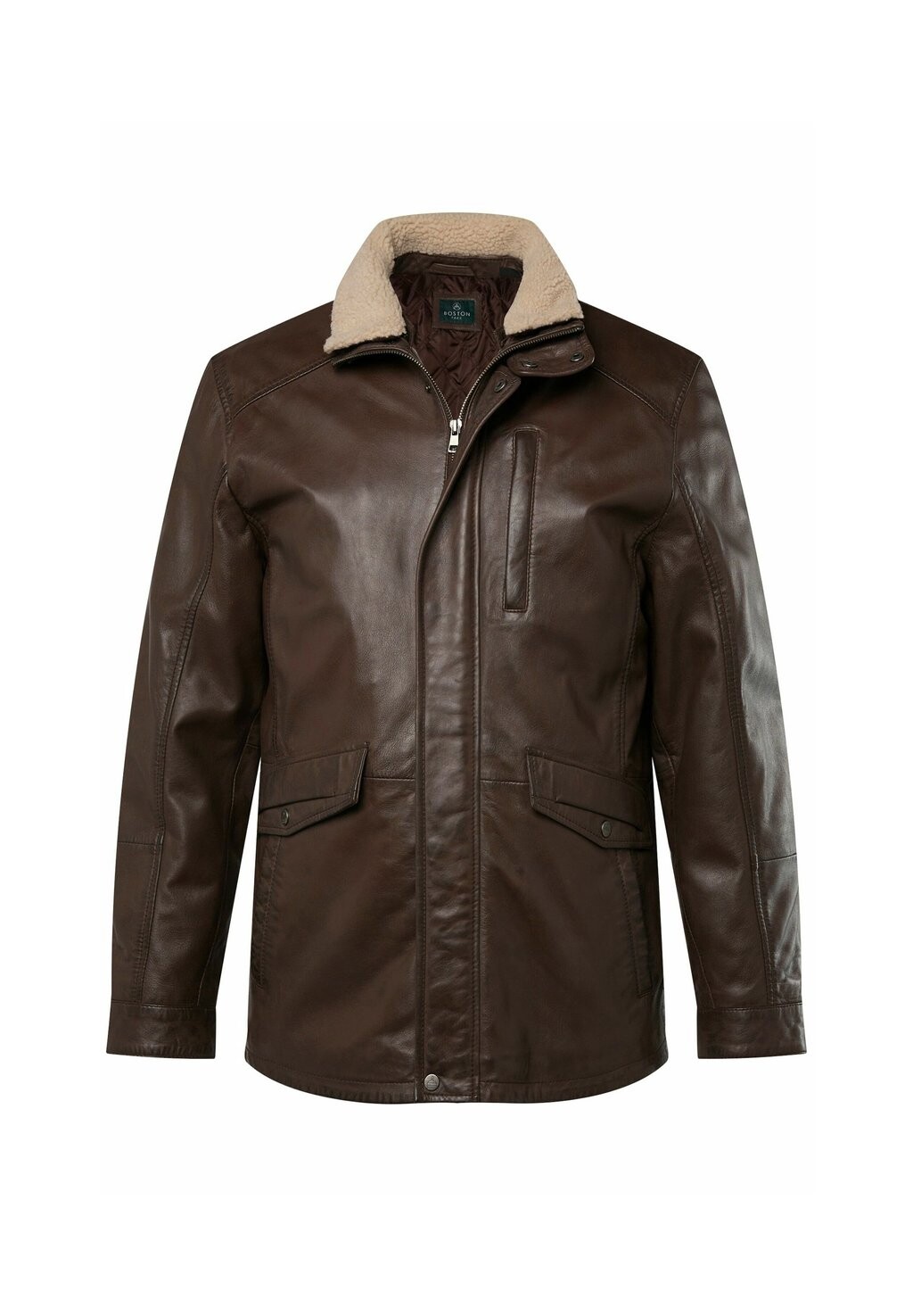 Кожаная куртка BOSTON PARK, коричневый
Кожаная куртка BOSTON PARK, коричневый