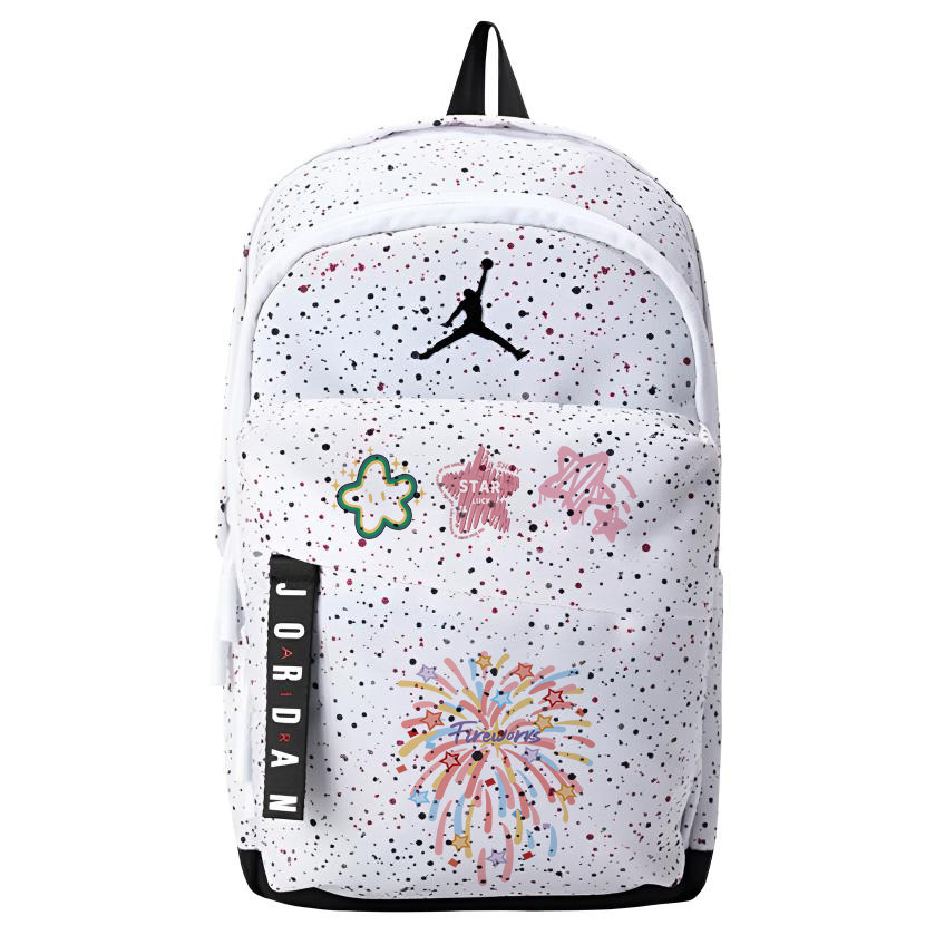 Jordan Полиэстеровый рюкзак с термопереносом унисекс белый, Stars
Jordan Полиэстеровый рюкзак с термопереносом унисекс белый, Stars
