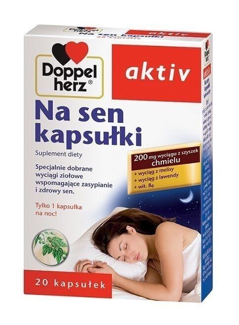 Препарат, который успокаивает и облегчает засыпание Doppelherz aktiv Na sen, 20 шт
Препарат, который успокаивает и облегчает засыпание Doppelherz aktiv Na sen, 20 шт