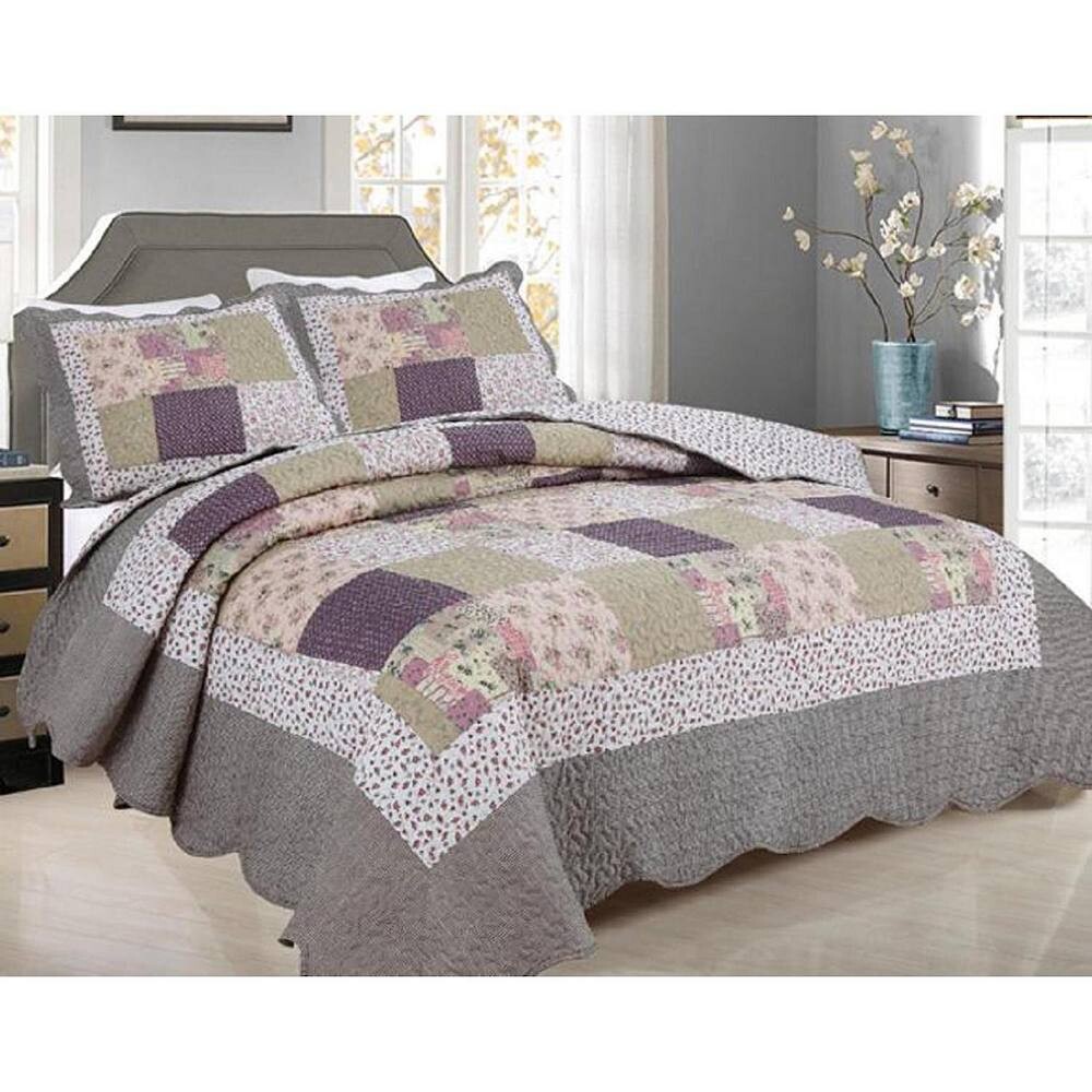 Комплект двусторонних одеял из 3 предметов из смеси хлопка J&V Textiles, цвет Pink Patchwork
Комплект двусторонних одеял из 3 предметов из смеси хлопка J&V Textiles, цвет Pink Patchwork
