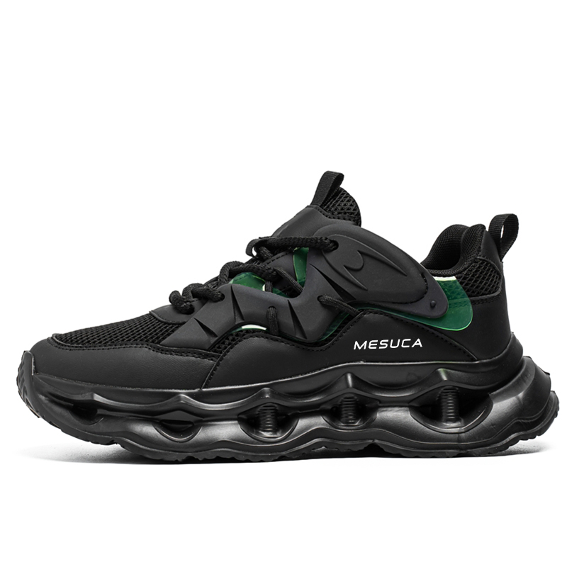 MESUCA Амортизирующие износостойкие массивные кроссовки мужские низкие черные, цвет Black
MESUCA Амортизирующие износостойкие массивные кроссовки мужские низкие черные, цвет Black