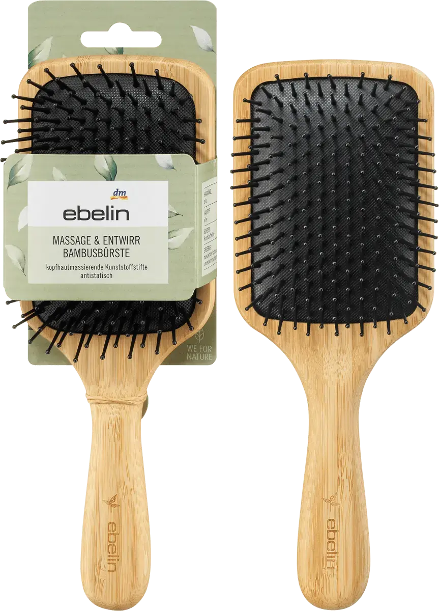 Массаж и усилитель Бамбуковая щетка для распутывания волос 1 шт. ebelin
Массаж и усилитель Бамбуковая щетка для распутывания волос 1 шт. ebelin
