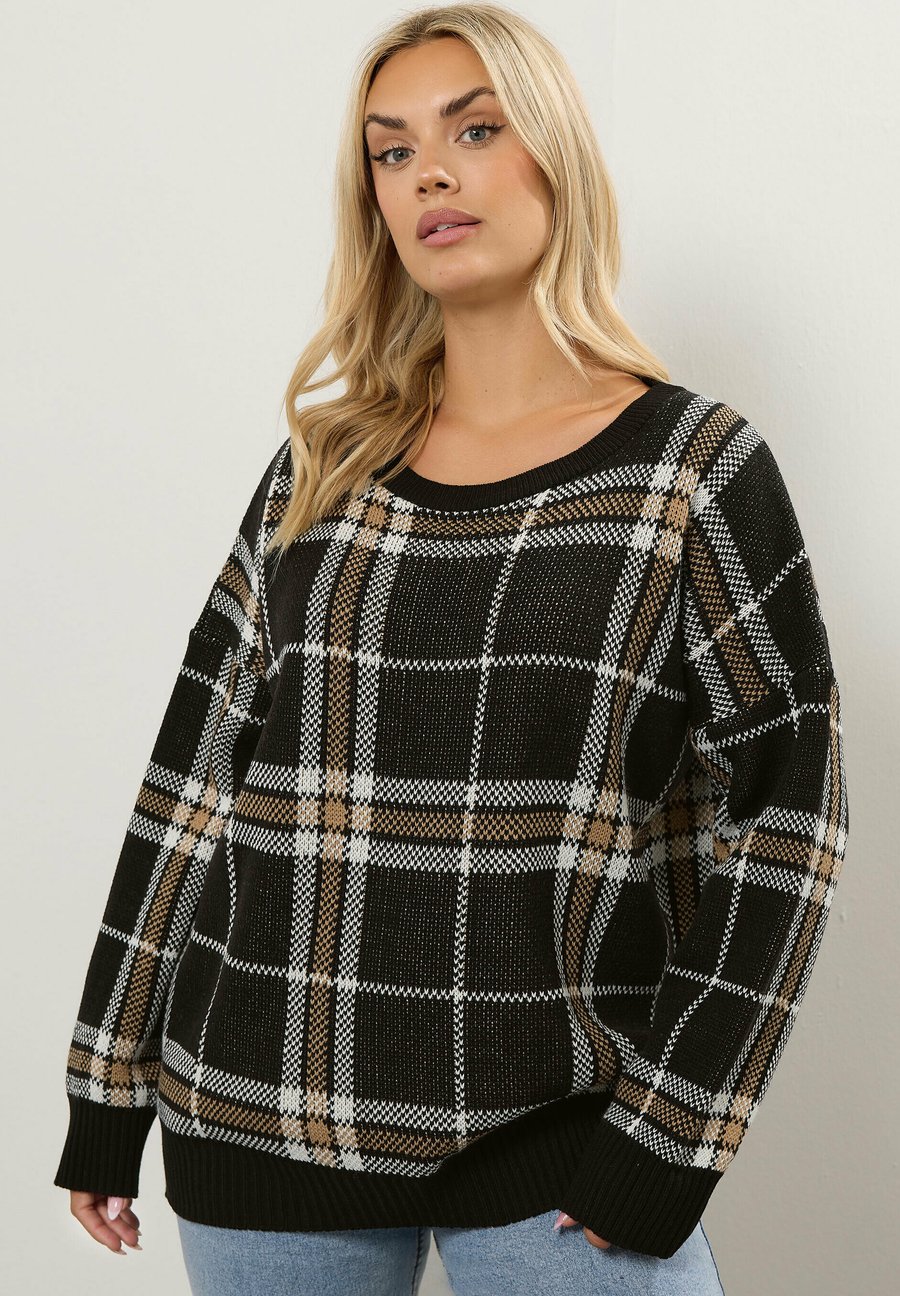 Джемпер Yours Clothing Jumper, Black/Anthracite
Джемпер Yours Clothing Jumper, Black/Anthracite