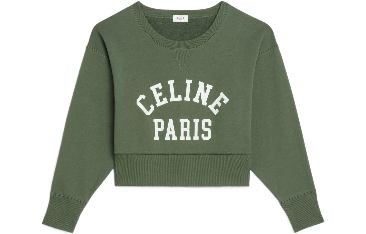 Толстовка женская Celine Paris укороченная, зеленый
Толстовка женская Celine Paris укороченная, зеленый
