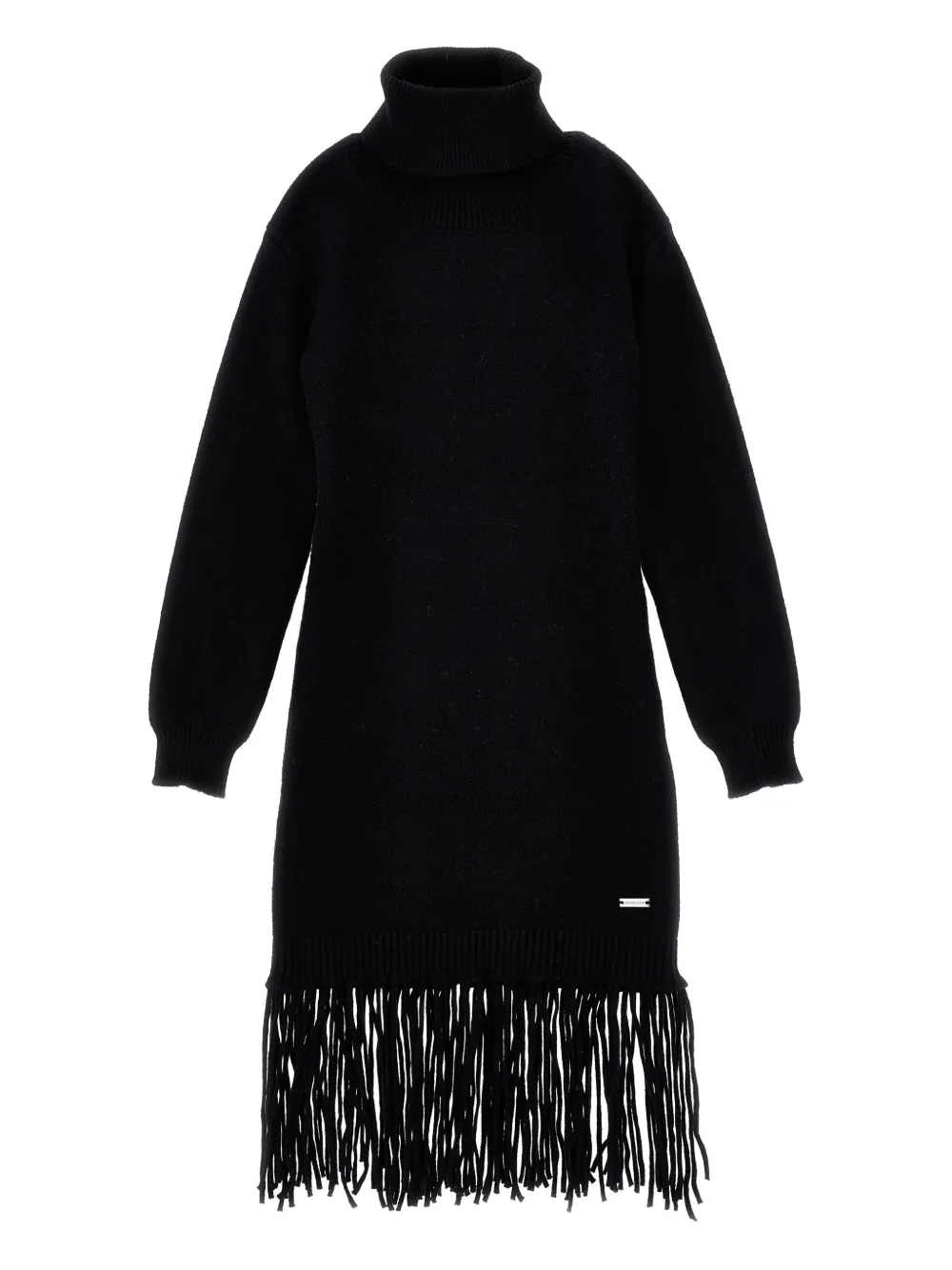 Трикотажное платье с бахромой Monnalisa, черный
Трикотажное платье с бахромой Monnalisa, черный