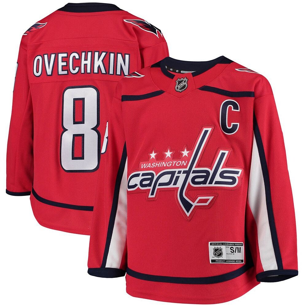 Молодёжная майка Александра Овечкина Red Washington Capitals Home Premier Player Outerstuff, цвет Cap Red
Молодёжная майка Александра Овечкина Red Washington Capitals Home Premier Player Outerstuff, цвет Cap Red
