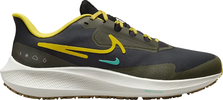 Кроссовки Air Zoom Pegasus 39 Shield 'Black Vivid Sulfur', черный
Кроссовки Air Zoom Pegasus 39 Shield 'Black Vivid Sulfur', черный