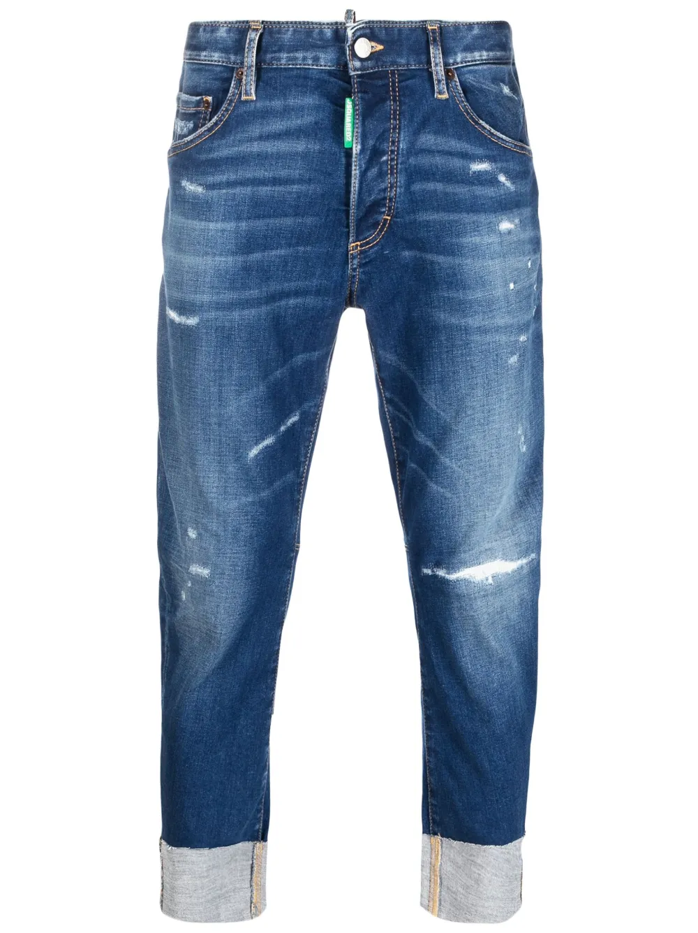 Укороченные джинсы DSQUARED2, синий
Укороченные джинсы DSQUARED2, синий