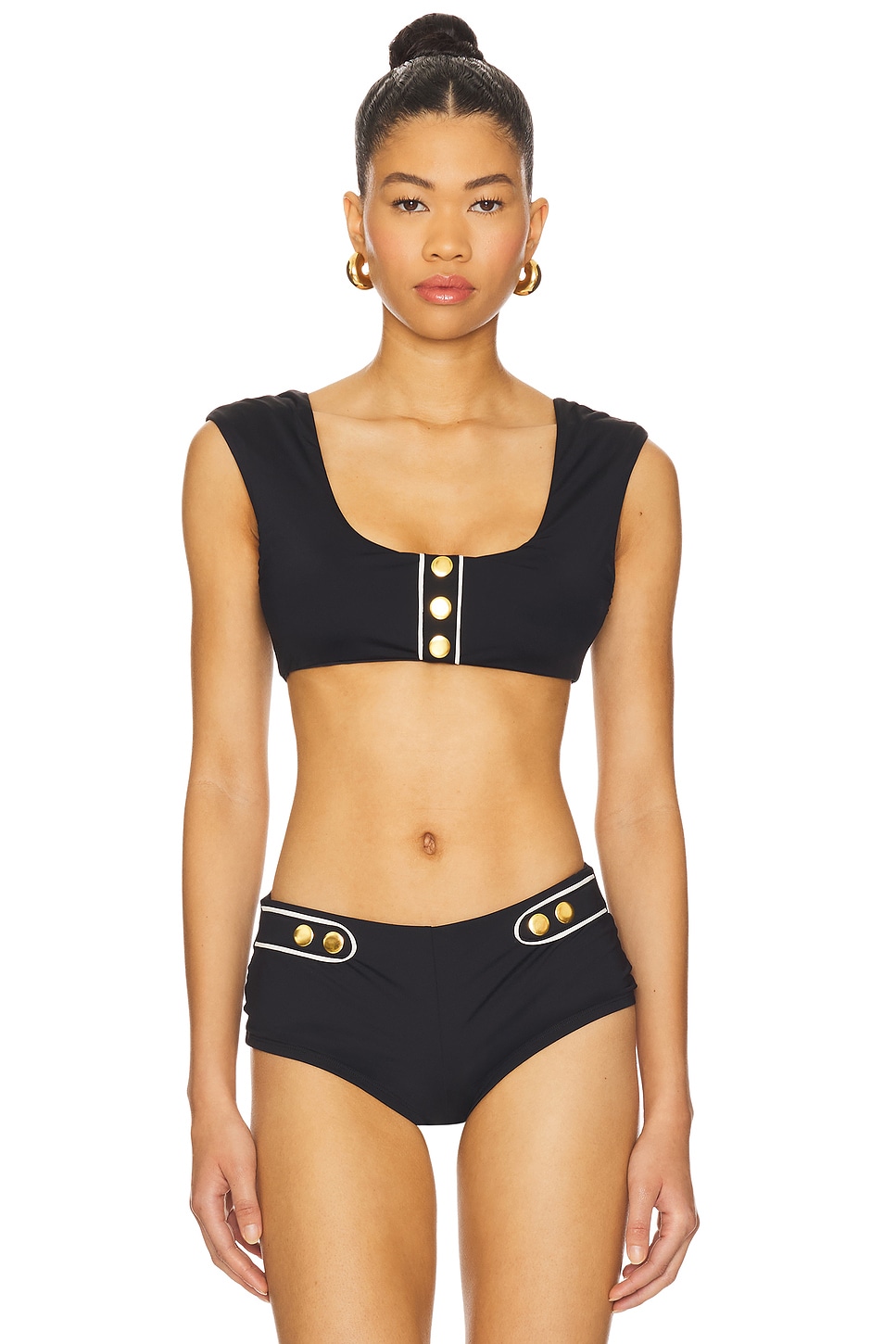 Топ бикини с открытыми плечами Weworewhat, black
Топ бикини с открытыми плечами Weworewhat, black