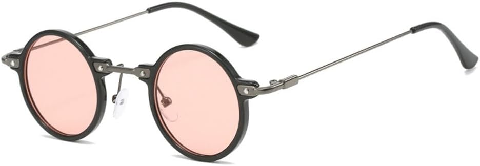 Ретро-стимпанк, маленькие круглые мужские солнцезащитные очки, модные женские очки с прозрачными линзами цвета океана, защита от УФ-излучения UV400 TYUVIVO, Black Pink
Ретро-стимпанк, маленькие круглые мужские солнцезащитные очки, модные женские очки с прозрачными линзами цвета океана, защита от УФ-излучения UV400 TYUVIVO, Black Pink