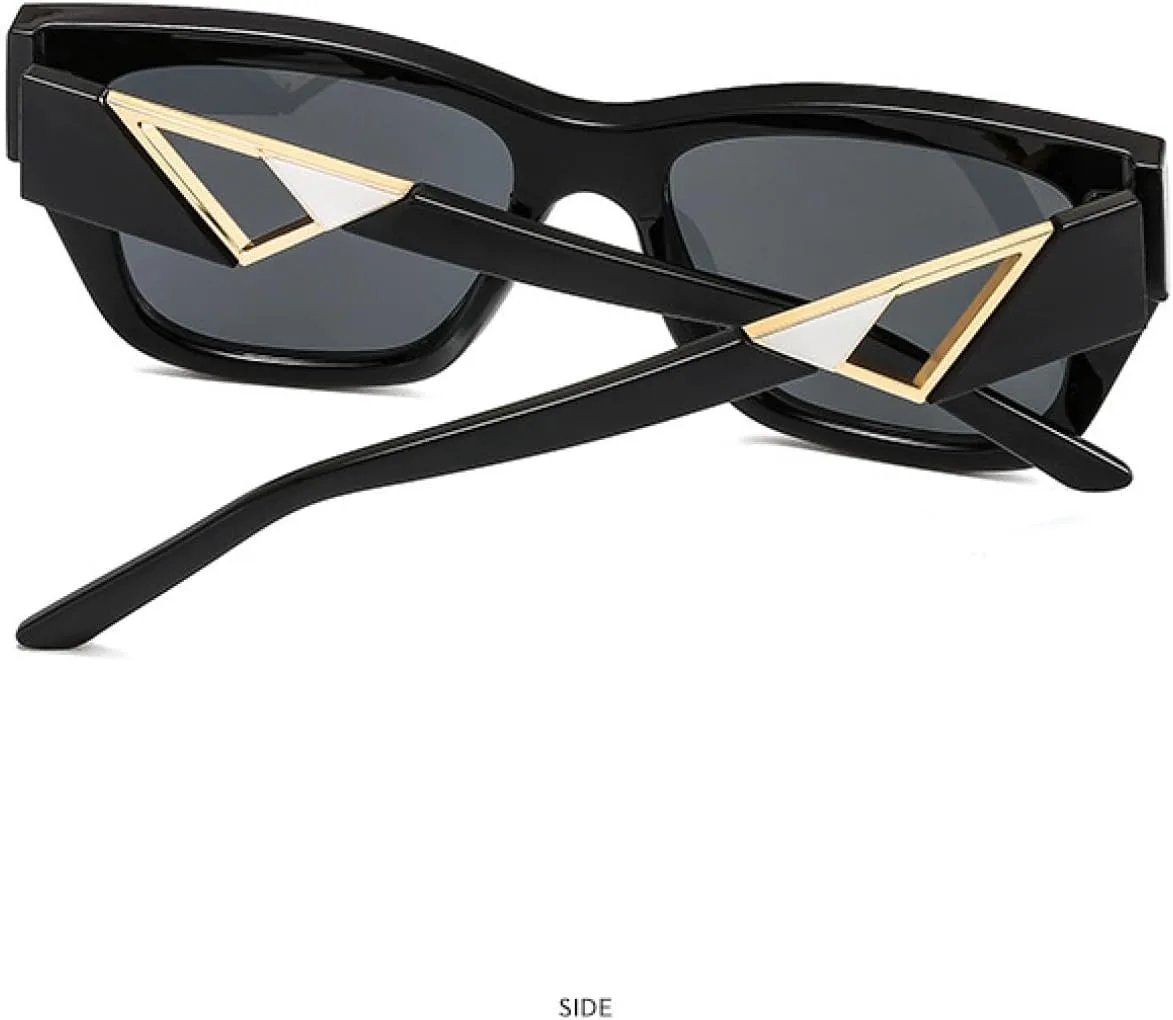 Винтажные роскошные солнцезащитные очки для женщин, модные, стильные, для путешествий, отдыха на природе, уличные, с застежкой-молнией UV400 generic, Black Gray
Винтажные роскошные солнцезащитные очки для женщин, модные, стильные, для путешествий, отдыха на природе, уличные, с застежкой-молнией UV400 generic, Black Gray