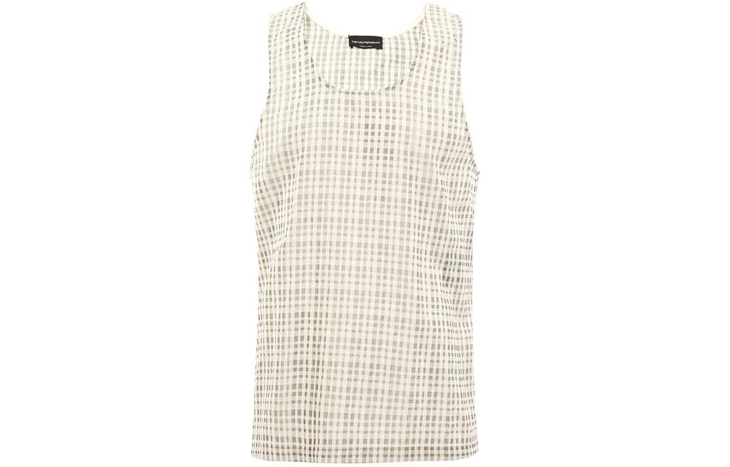 Футболка-майка женская цвета хаки EMPORIO ARMANI 
Футболка-майка женская цвета хаки EMPORIO ARMANI