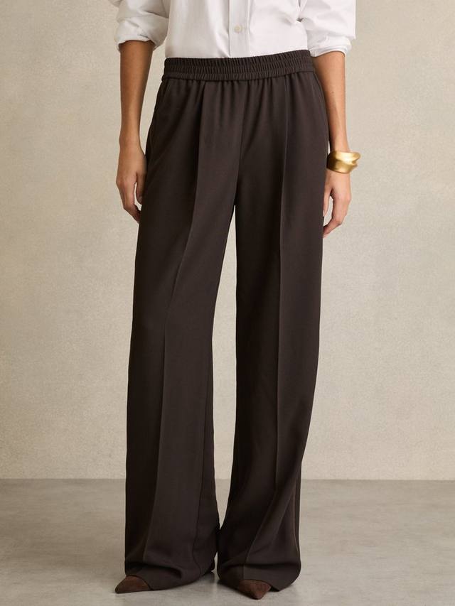 Широкие брюки petite remi в боковую полоску Reiss, коричневый
Широкие брюки petite remi в боковую полоску Reiss, коричневый