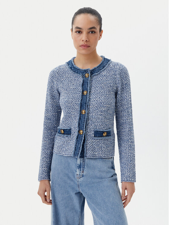 Пиджак regular fit Cannuccia 58589 Luisa Spagnoli, синий 
Пиджак regular fit Cannuccia 58589 Luisa Spagnoli, синий