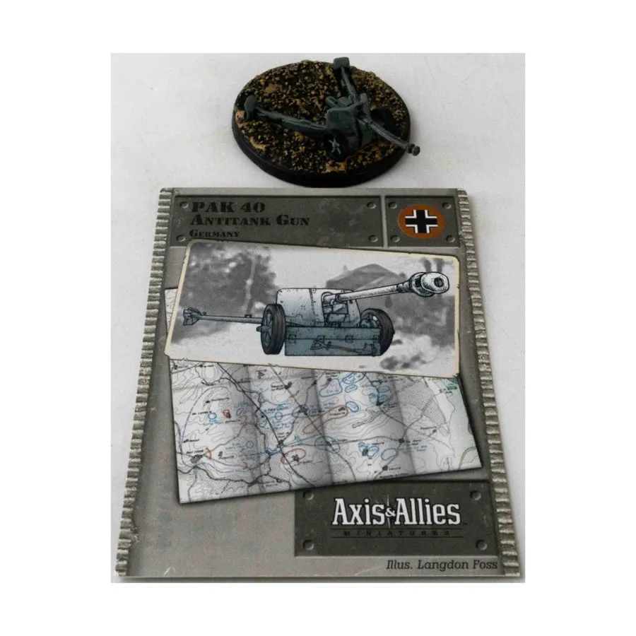 Противотанковая пушка ПАК 40 (С), Axis & Allies - Collectible Miniatures Game - Set #2 Singles
Противотанковая пушка ПАК 40 (С), Axis & Allies - Collectible Miniatures Game - Set #2 Singles