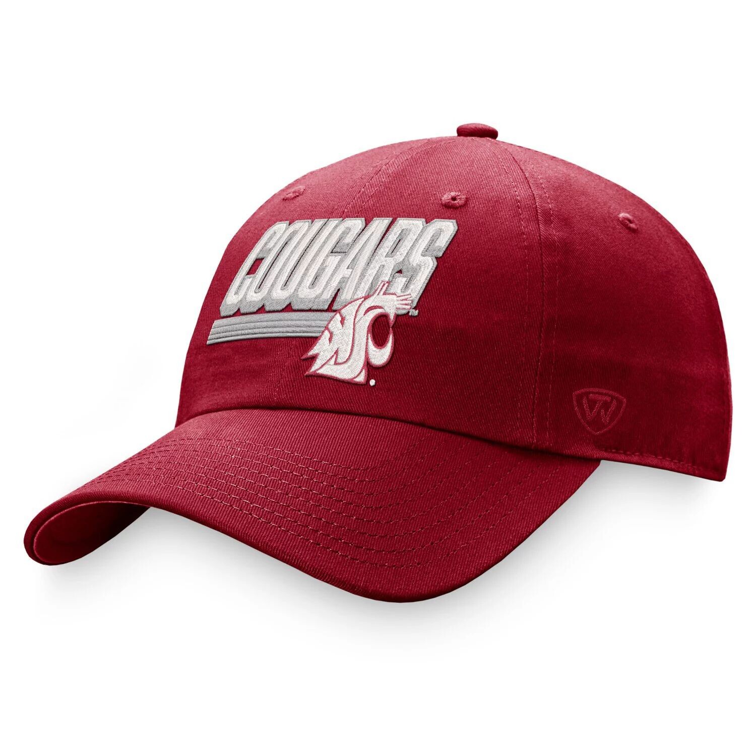 Мужская регулируемая шляпа Top of the World Crimson Washington State Cougars Slice
Мужская регулируемая шляпа Top of the World Crimson Washington State Cougars Slice