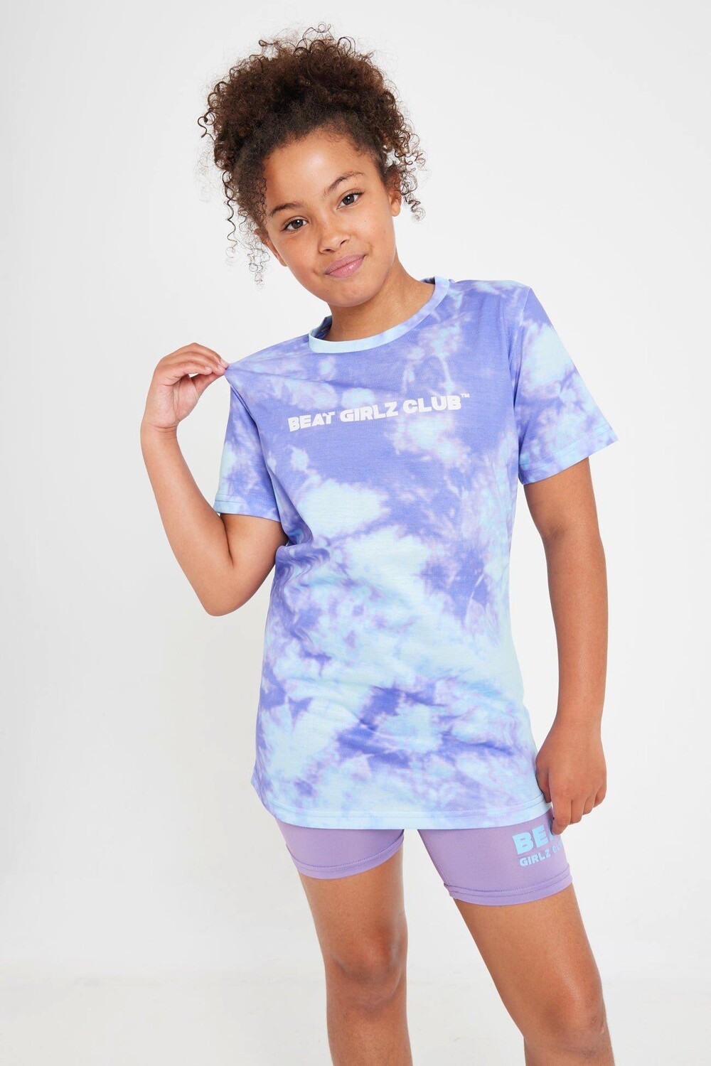 Футболка с узором тай-дай Beat Girlz Club, фиолетовый
Футболка с узором тай-дай Beat Girlz Club, фиолетовый