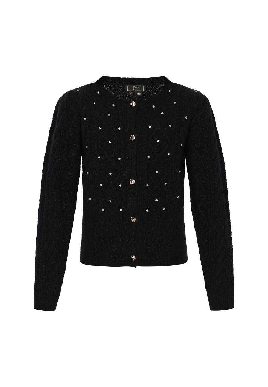 Вязаный кардиган faina, черный
Вязаный кардиган faina, черный
