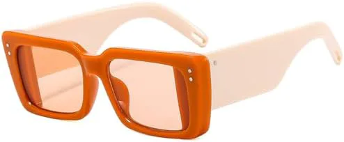 Маленькие солнцезащитные очки для женщин в стиле ретро, прямоугольные, модные, для женщин и мужчин, с защитой от УФ-излучения UV400 MTZJH, Orange Yellow
Маленькие солнцезащитные очки для женщин в стиле ретро, прямоугольные, модные, для женщин и мужчин, с защитой от УФ-излучения UV400 MTZJH, Orange Yellow