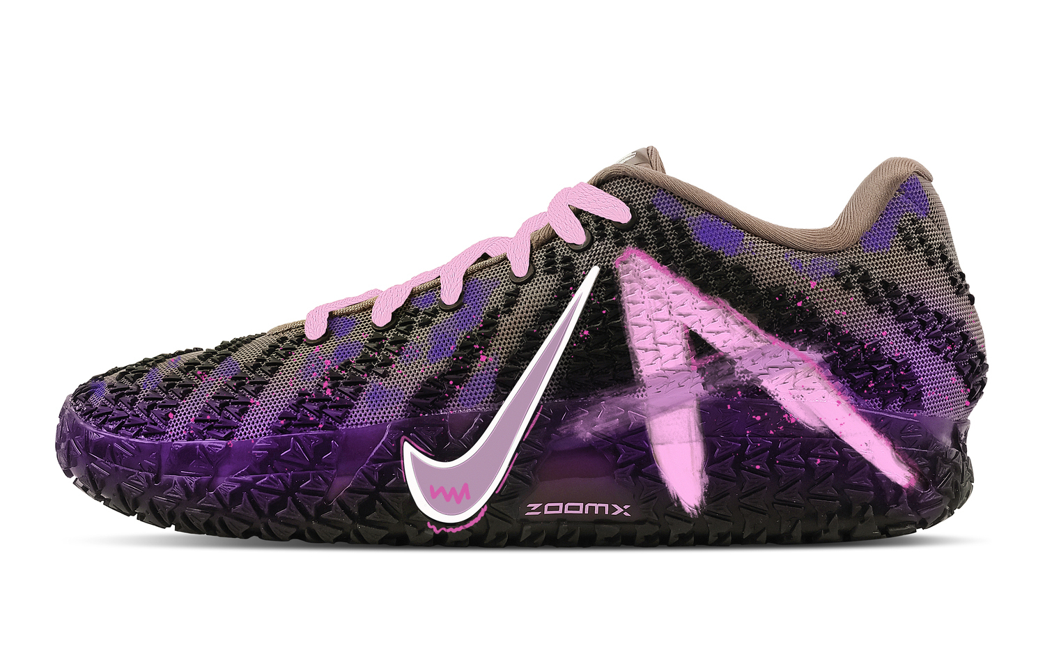 Nike Мужские баскетбольные кроссовки Ja Morant 3 Night Dream Sunset с износостойким низким верхом, черный с фиолетовыми вставками
Nike Мужские баскетбольные кроссовки Ja Morant 3 Night Dream Sunset с износостойким низким верхом, черный с фиолетовыми вставками