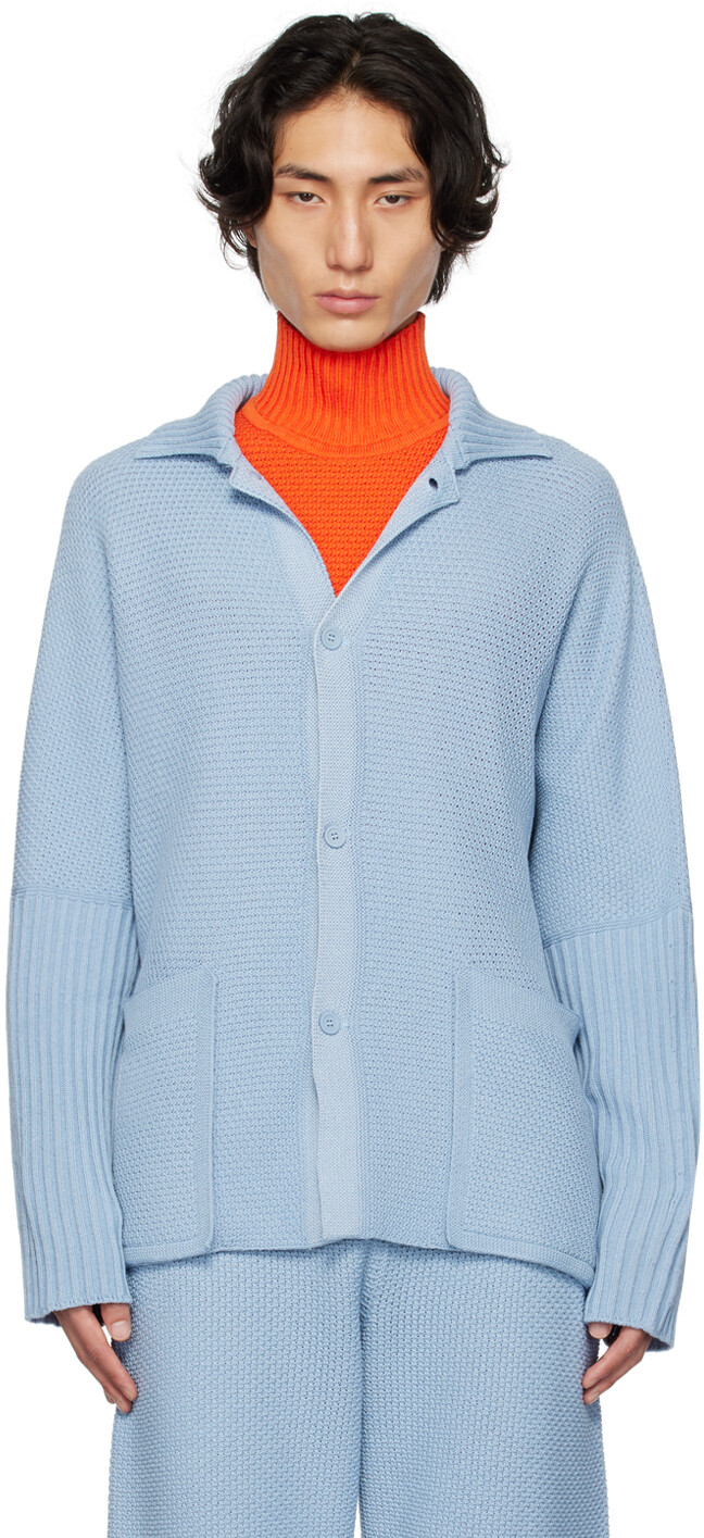 Синяя рубашка в деревенском стиле цвета морской волны HOMME PLISSe ISSEY MIYAKE
Синяя рубашка в деревенском стиле цвета морской волны HOMME PLISSe ISSEY MIYAKE