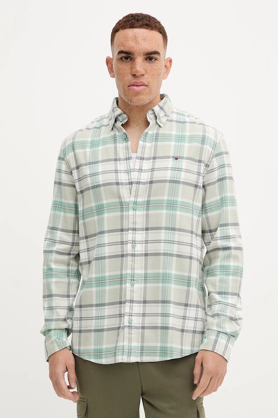 Хлопковая рубашка Tommy Jeans, зеленый
Хлопковая рубашка Tommy Jeans, зеленый