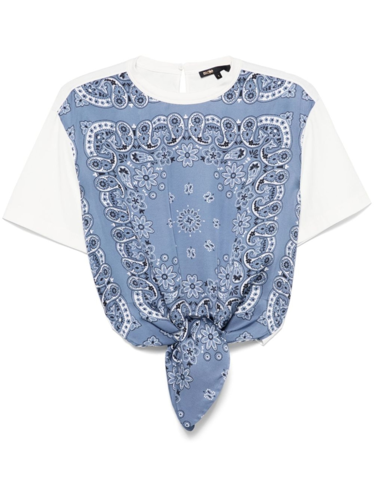 Maje футболка со вставками, синий
Maje футболка со вставками, синий