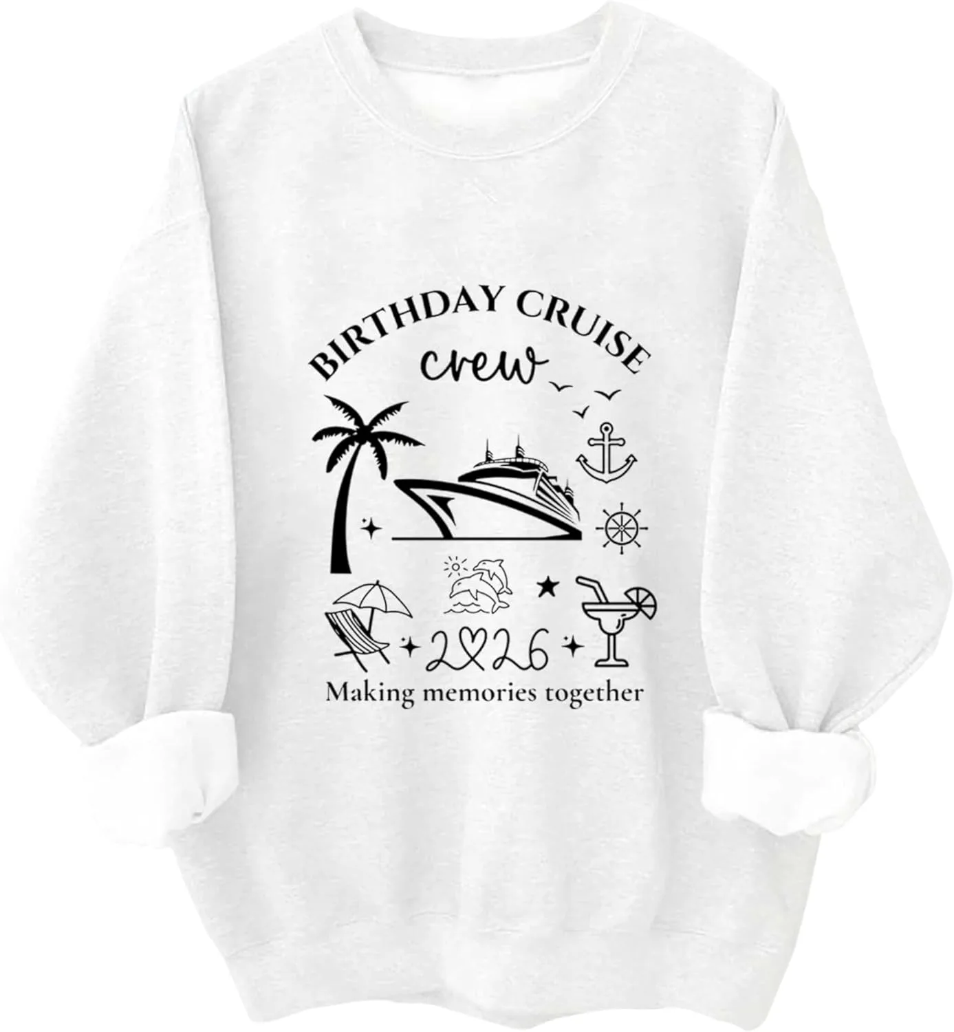 Свитшот Birthday Cruise Crew с длинным рукавом Relliot
Свитшот Birthday Cruise Crew с длинным рукавом Relliot