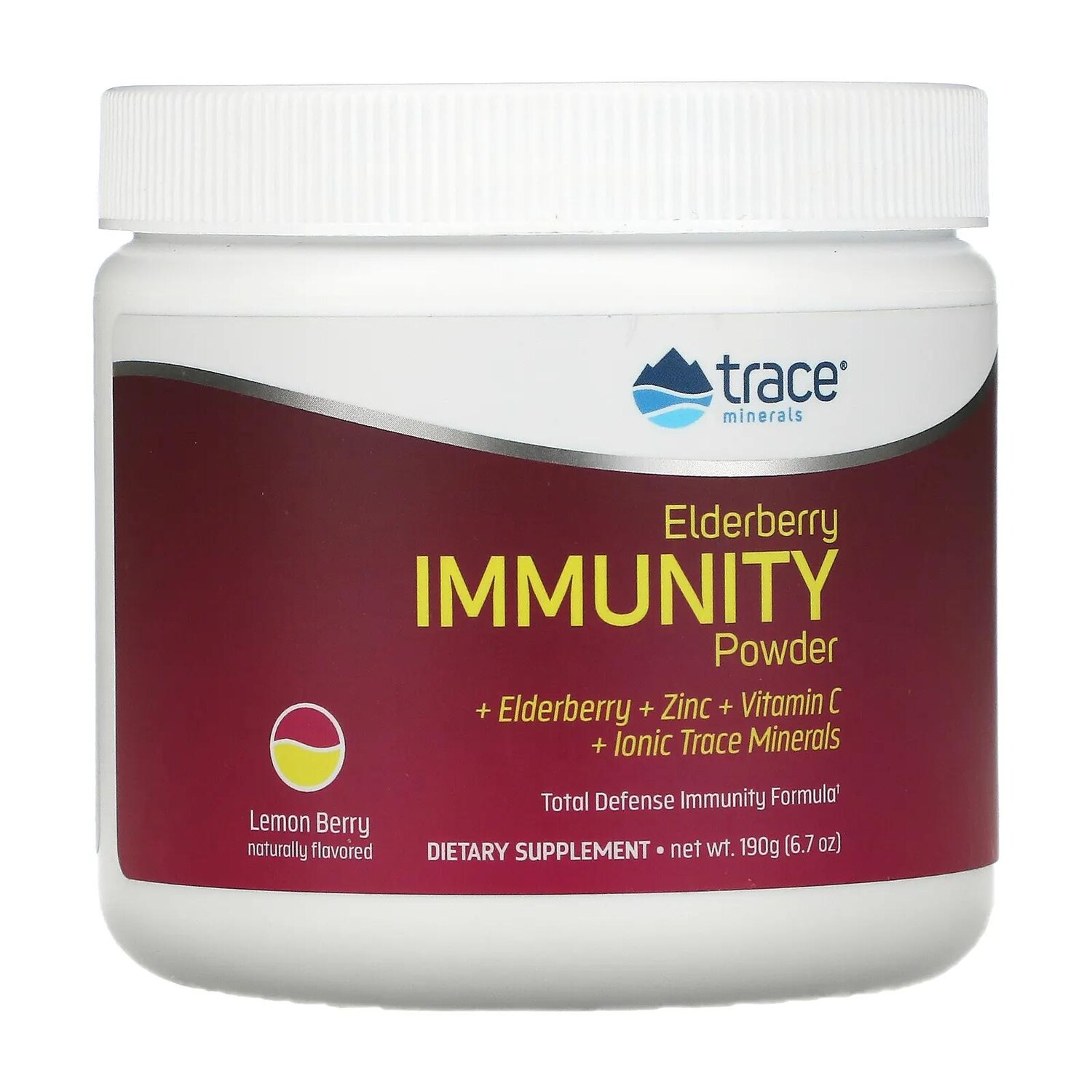 Trace Minerals Research Elderberry Immmunity Powder Lemon Berry 6.7 oz (190 g)
Trace Minerals Research Elderberry Immmunity Powder Lemon Berry 6.7 oz (190 g)